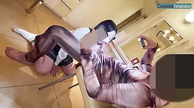 Adorável colegial japonesa cativa em vídeo amador em primeira pessoa