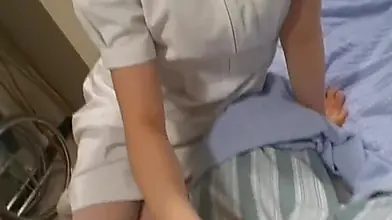 Naughty Asian nurse gives patient a special treatment