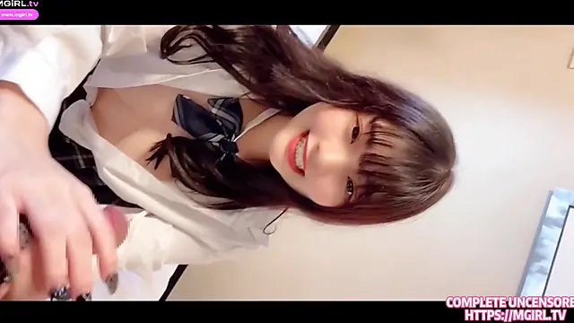 Adorable 20-year-old Japanese university girl uses her voluptuous body to satisfy a sugar daddy in a hotel