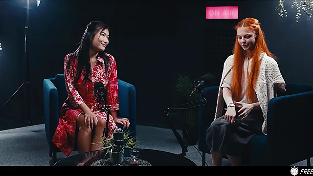 Redhead Dominatrix Freezes Time To Use Asian Slave For Hardcore Fun