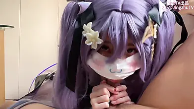 Seductive Keqing Cosplay Fantasy