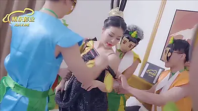 Sultry Chinese MILF Gangbanged Hard