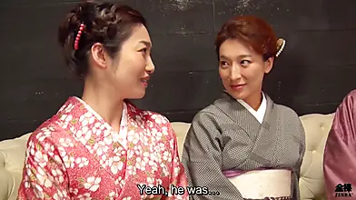 Friends erotic kimono orgy