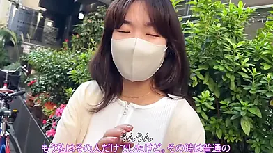 Petite Japanese Amateur Receives a Big Black Cock Creampie
