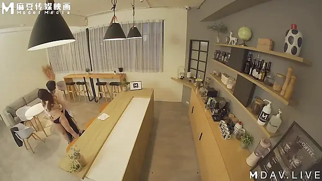 Voluptuous Chinese Brunette Enjoys Adultery at Cafe